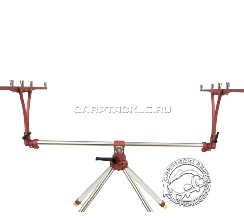 Род-под на три удилища Meccanica Vadese Technick 3 Rods Steel / Red